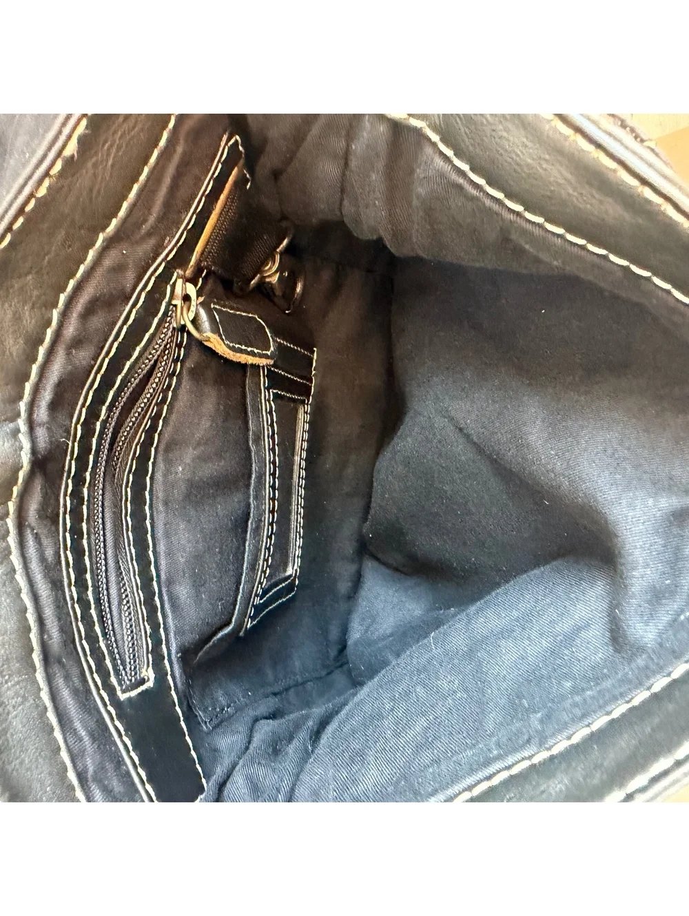 Andrew Marc New York Black Leather Crossbody Bag